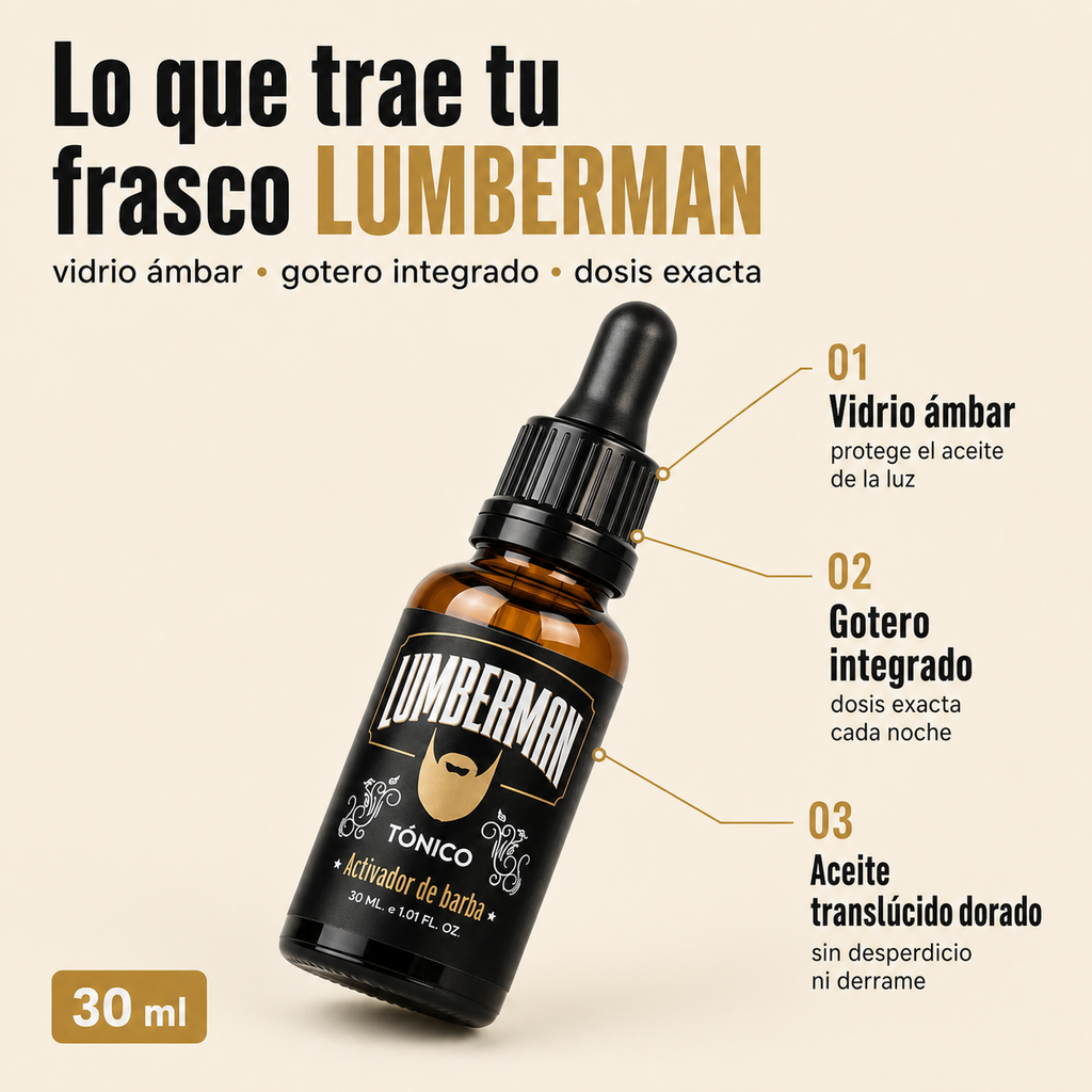 Tónico Activador De Barba Natural 30ML
