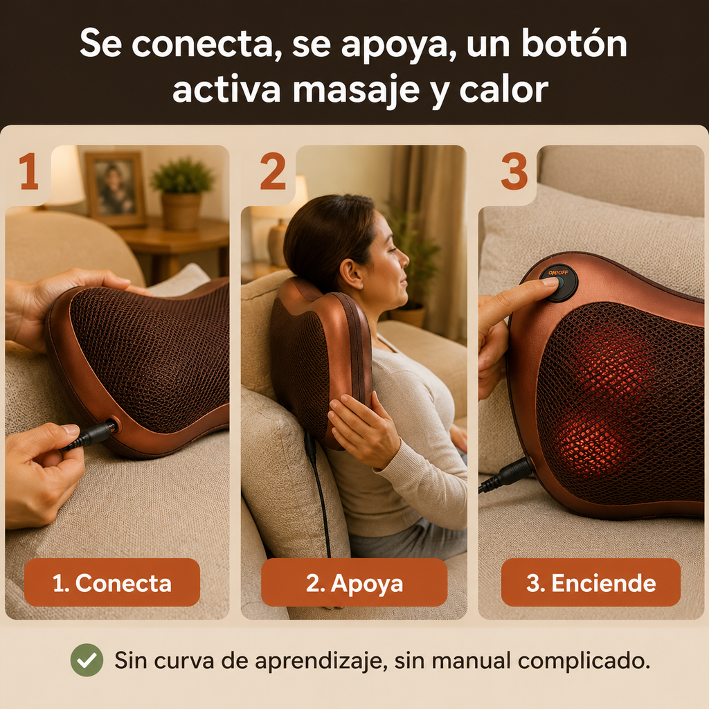 Almohada Eléctrica de Masaje