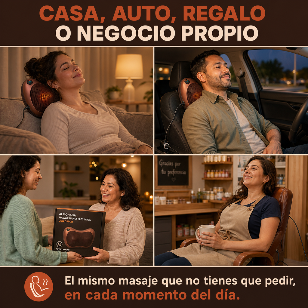 Almohada Eléctrica de Masaje
