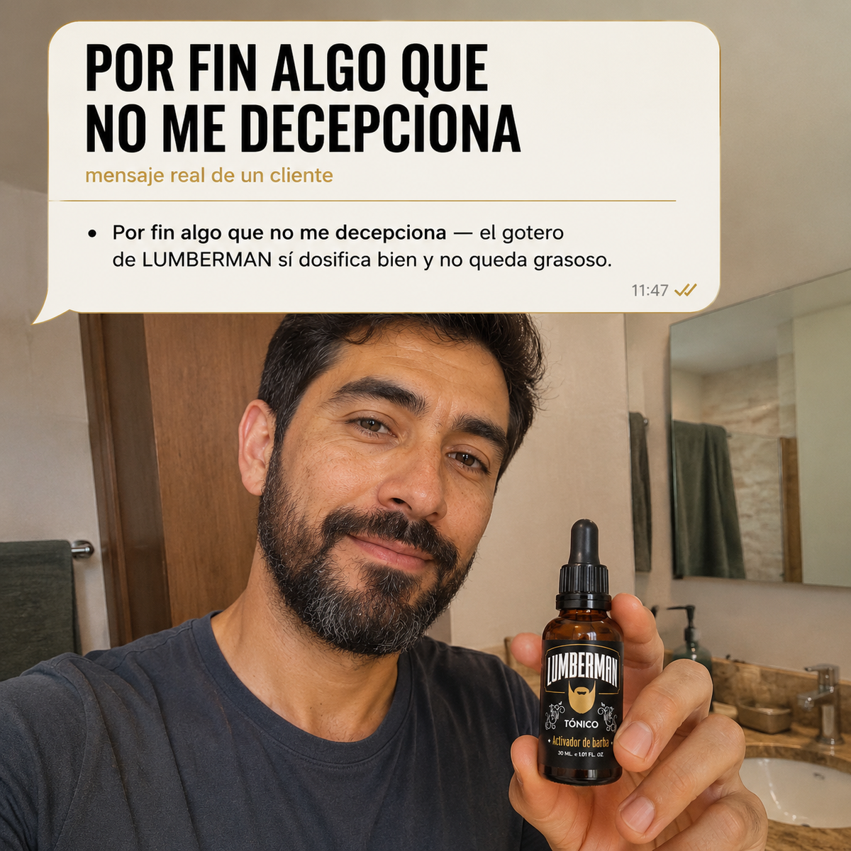Tónico Activador De Barba Natural 30ML