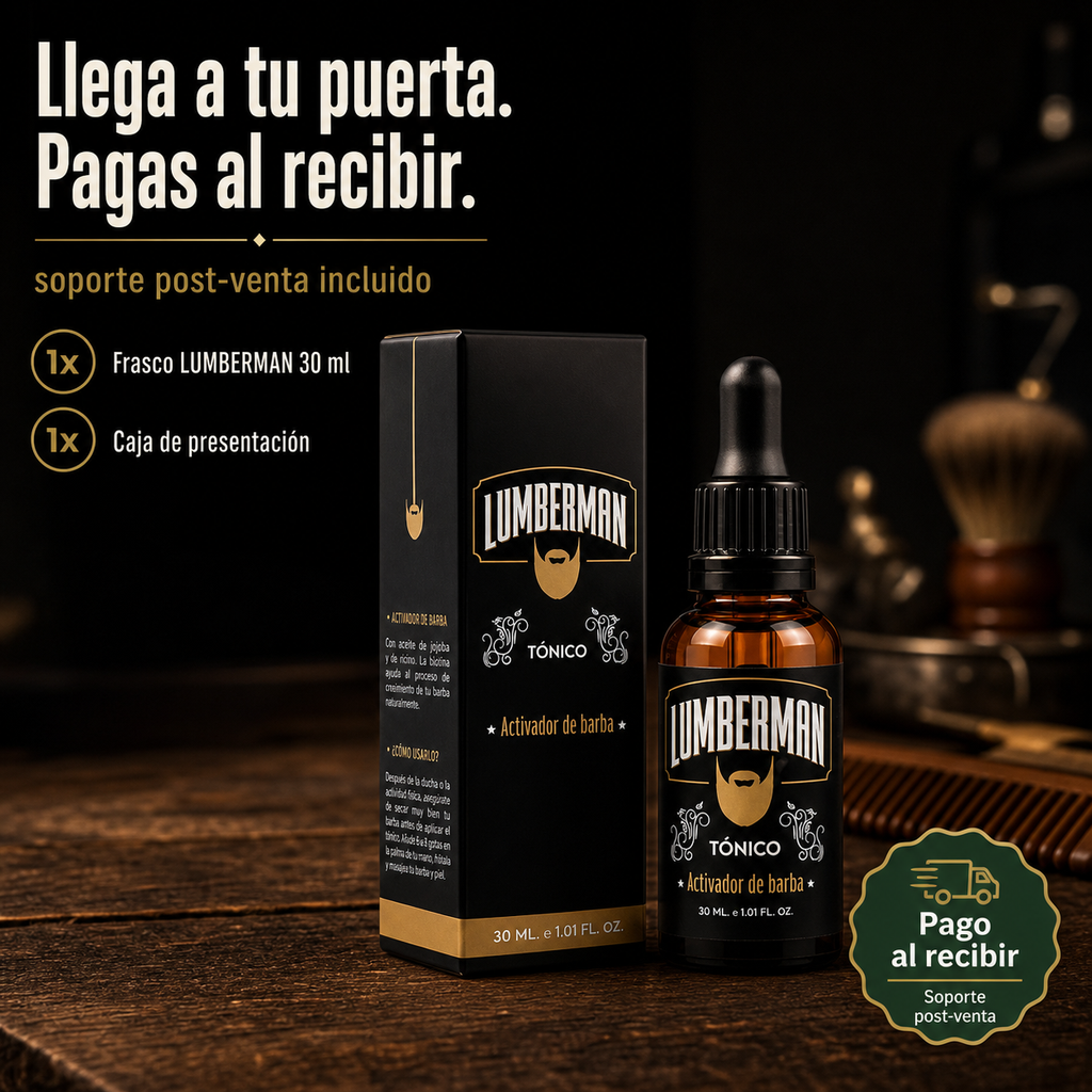 Tónico Activador De Barba Natural 30ML