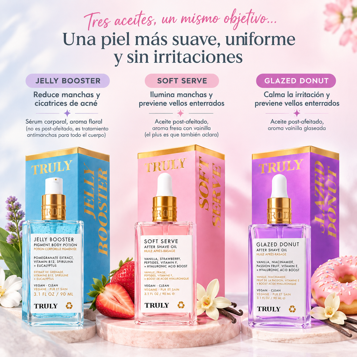 SUPER COMBO TRULY: 2 ACEITES + 1 SERUM