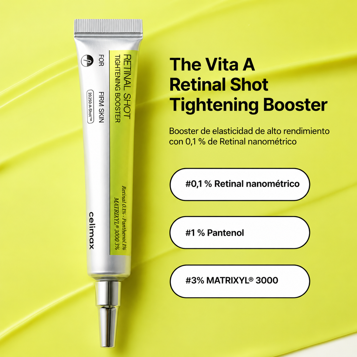 Celimax The Vita-A Retinal Shot:  luce un rostro firme y sin arrugas