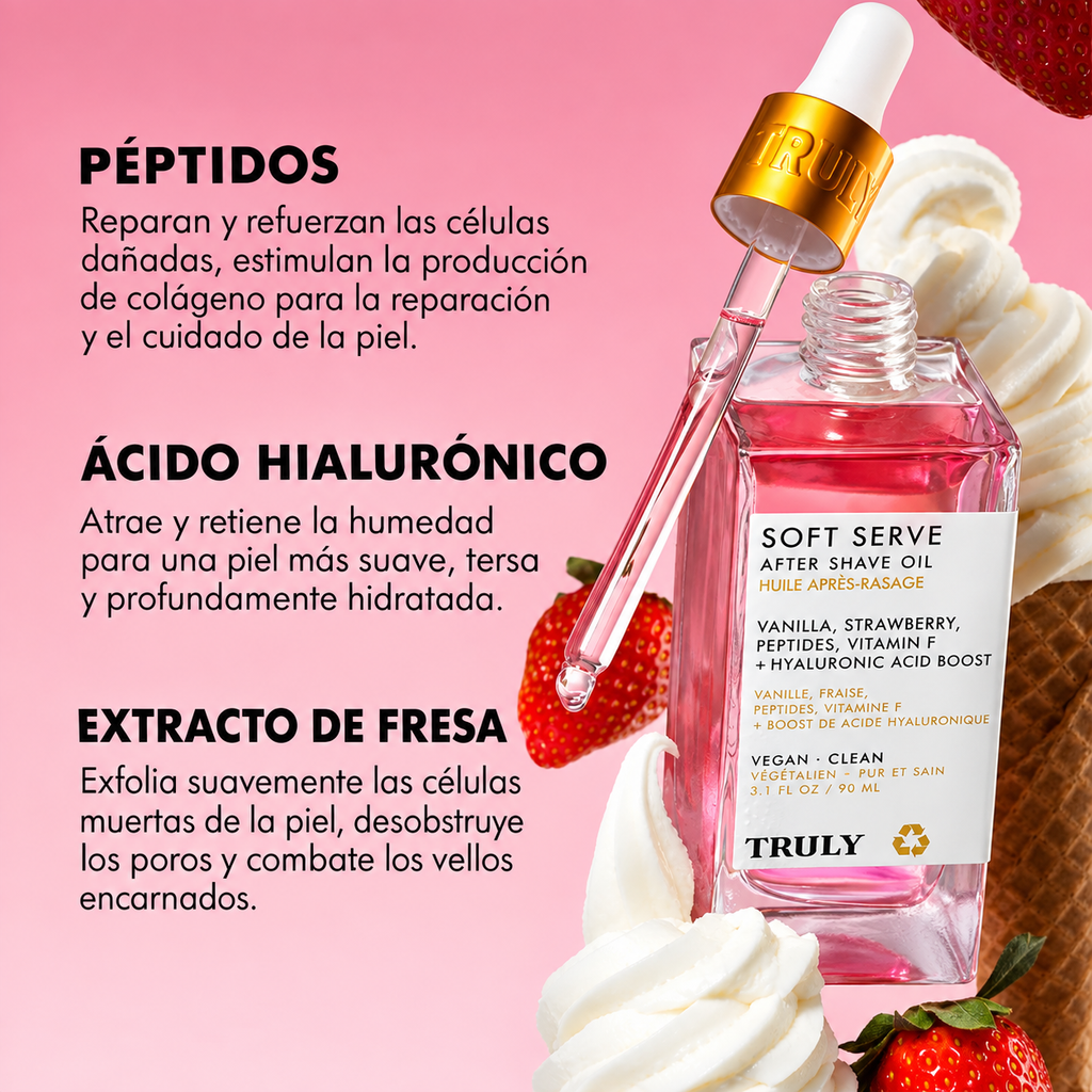 SOFT SERVE Aceite Post-Afeitado - Ilumina y calma tu piel