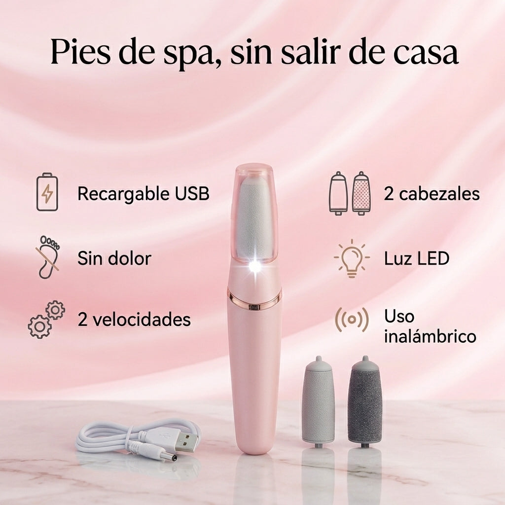 Removedor Eléctrico de Callos - Pies suaves sin pedicura