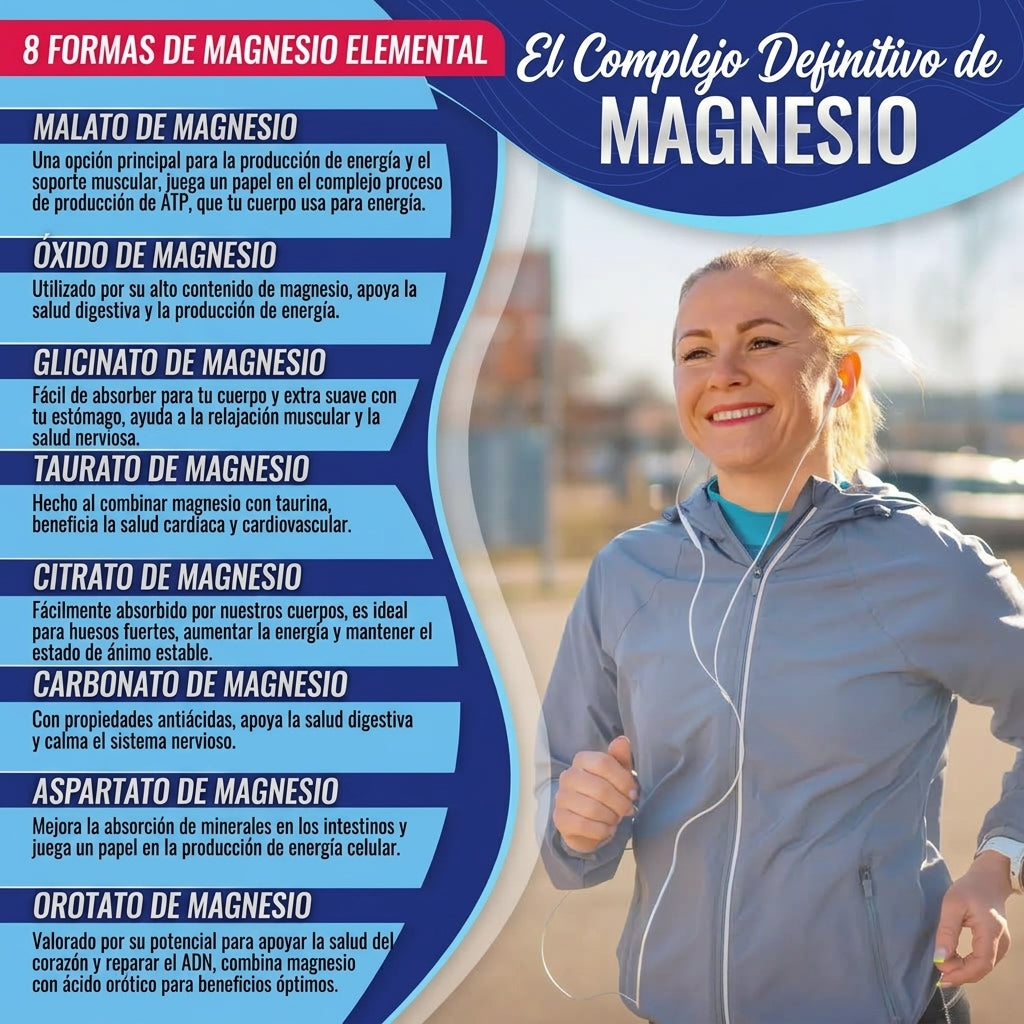 Suplemento Magnesio Complex Toplux - 90 cápsulas